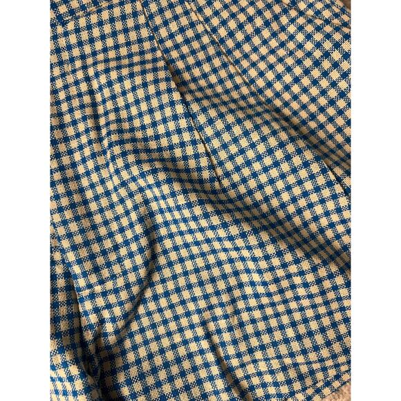 DOEN Kingsley Short Southampton Gingham Blue Plaid Shorts Size 6 - Picture 5 of 8